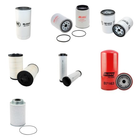 ATLAS COPCO XAHS 186 DD Compressor Filter Service Kit with Deutz BF4M1013EC Eng