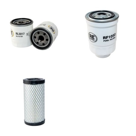 HYDROG DG 1500 Filter Service Kit Air Oil Fuel Filters w/DAIHATSU ADHXL.9532DT Eng.   YR  2011 24.6