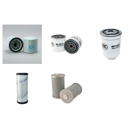 HYSTER H 1.50 XM Filter Service Kit w/Mazda M42.5D Eng. 1998