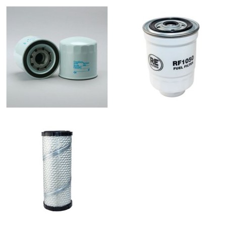 HYSTER H 1.50 XM Filter Service Kit Air Oil Fuel Filters w/MAZDA M42.5D Eng.   YR  1998