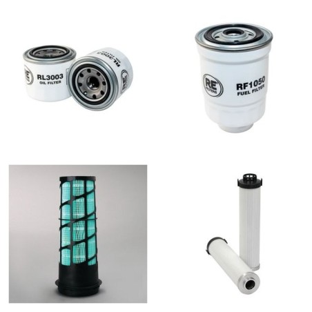 HYSTER H 3.0 T Filter Service Kit w/Yanmar 4TNE92-NMH Eng.