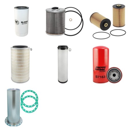 ATLAS COPCO XAHS 350 Compressor Filter Service Kit with DeutzEng