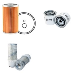 HYSTER H 50 XL Filter Service Kit Air Oil Fuel Filters w/ISUZU  Eng.