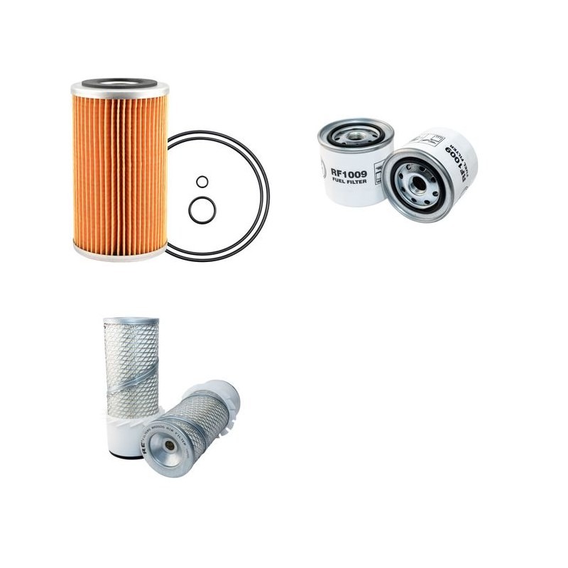 HYSTER H 50 XL Filter Service Kit Air Oil Fuel Filters w/ISUZU  Eng.
