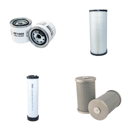 HYUNDAI 20 DA-7E Filter Service Kit w/Kubota V2203A-Eu36 Eng. SN 7CX