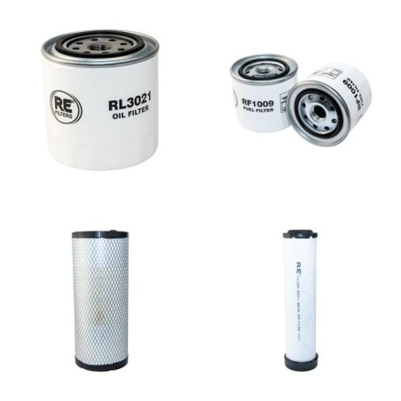 Filter Kit for Hyundai 30D7 with Kubota V3300Eu8 Engine SN HA 031