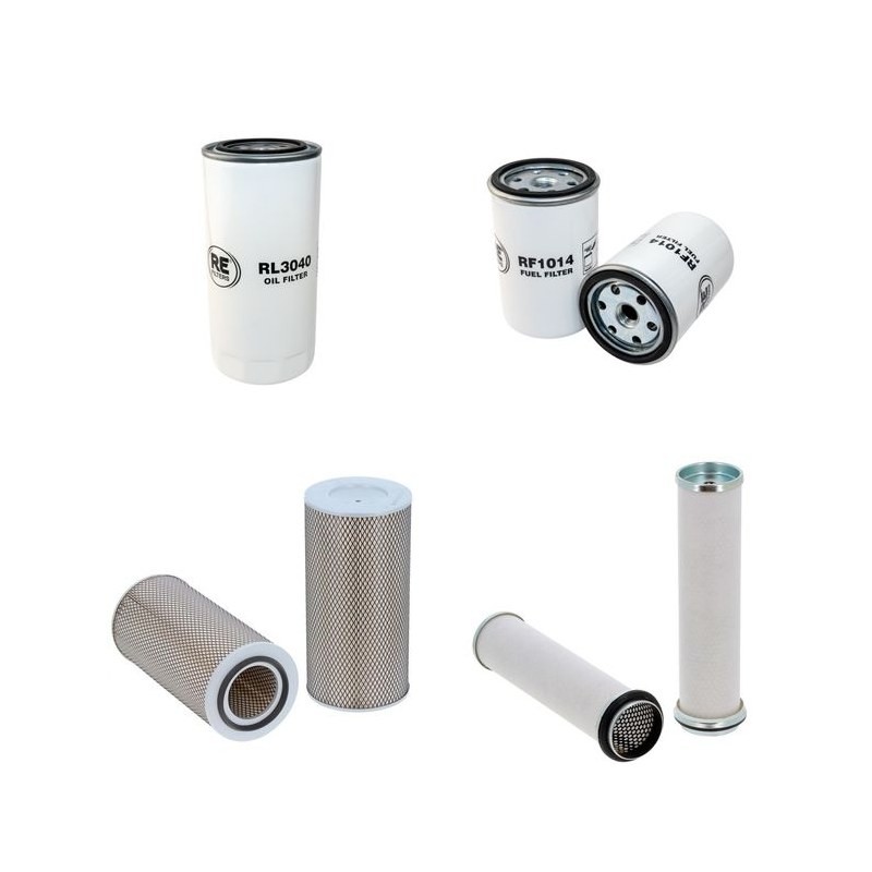 HYUNDAI DHY 120 KE/KSE Filter Service Kit w/HYUNDAI HY6A3L-DA-M Eng.
