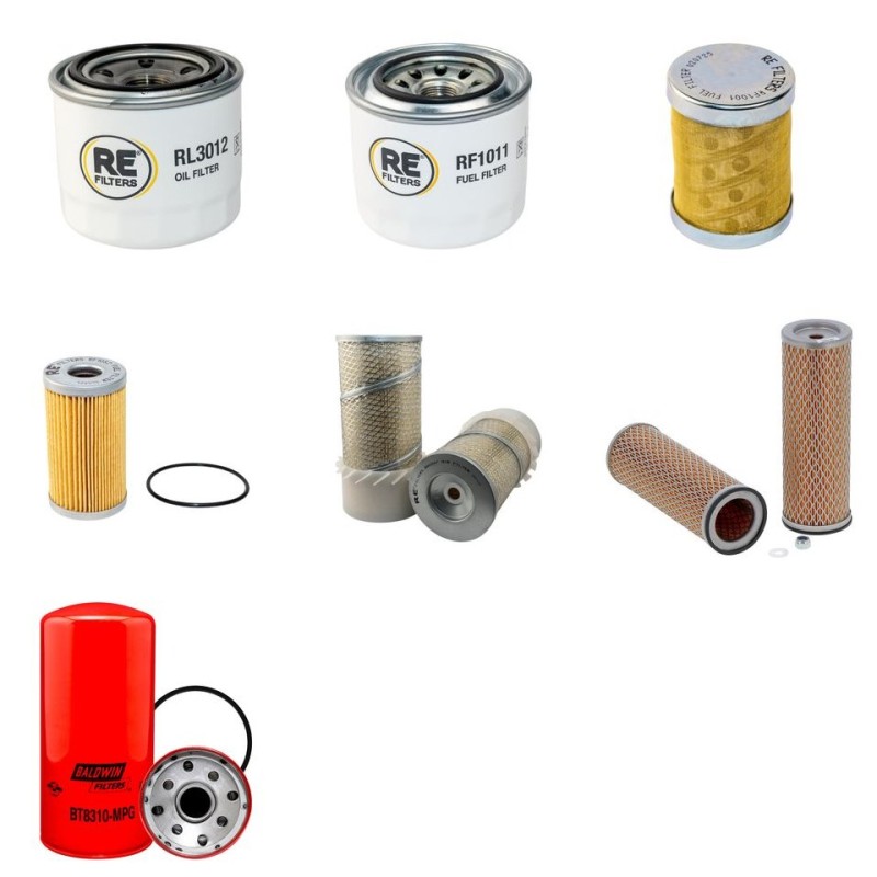 Filter Kit for Hyundai HSL810 with Yanmar 4Tne88 Engine
