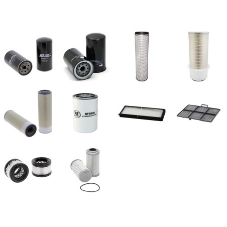 HYUNDAI R 110-7A Filter Service Kit w/Mitsubishi Do4Fd-Taatiii Eng. HP 72KW