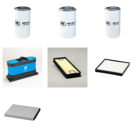 HYUNDAI R 140 LC-9A Filter Service Kit w/Cummins  Eng. SN  -0349 PRIM YR  2014-