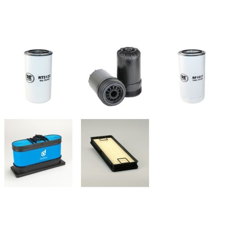 Filter Kit for Hyundai R140W-9A with Cummins Engine SN 0350- YR 2014-