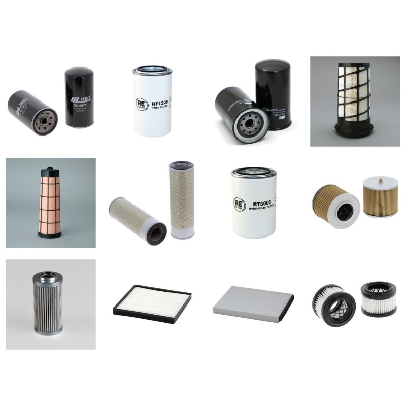 HYUNDAI R 145 LCR-9 Filter Service Kit w/Mitsubishi D04-FDTAA Eng.   YR  2010-