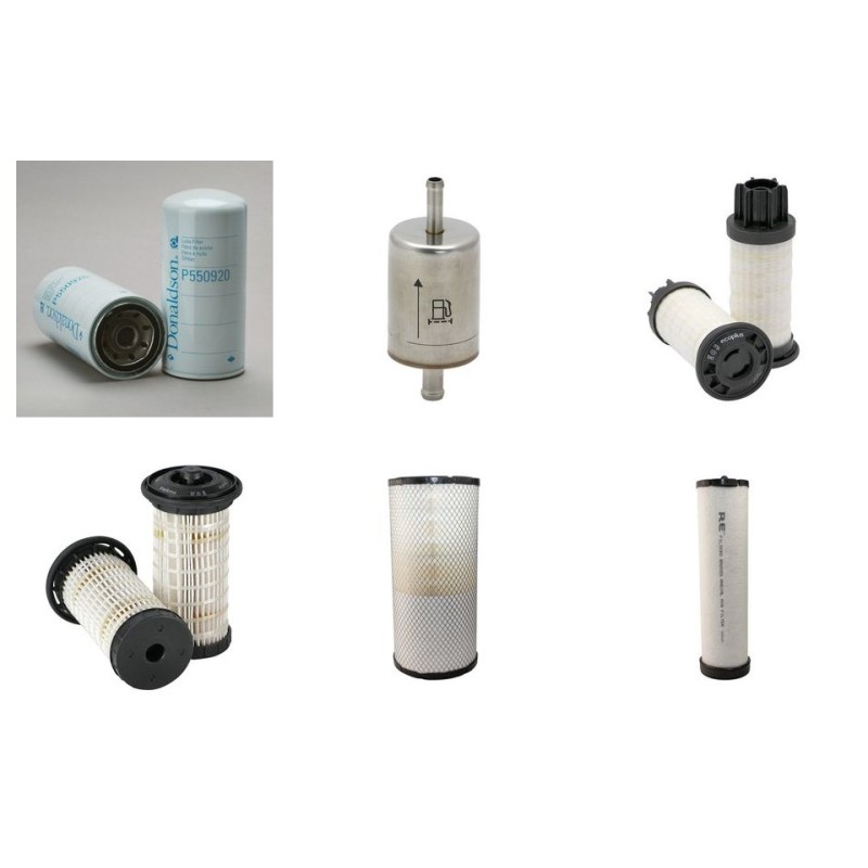 Filter Kit for Hyundai R145 LCR-9A Air, Oil, Fuel Filters