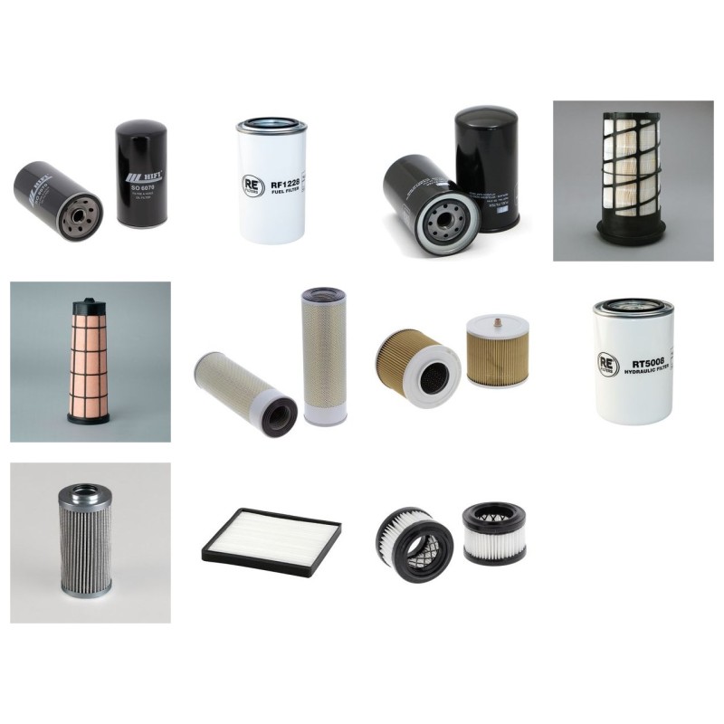 HYUNDAI R 145 LCRD-9 Filter Service Kit w/Mitsubishi  Eng.