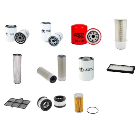 Filter Kit for Hyundai R160LC-7 with Mitsubishi S6Sdt Engine 2006-