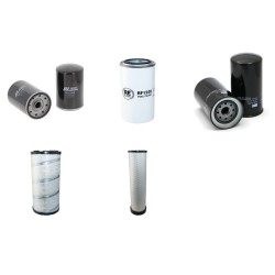 Filter Kit for Hyundai R160LC-9 Air Oil Fuel Filters with Mitsubishi D04FDTAN Engine YR 2013