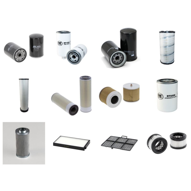 HYUNDAI R 180 LC-9 Filter Service Kit w/Mitsubishi D04Fg-Taa Eng. 2010- HP 94KW