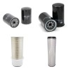 Filter Kit for Hyundai R180LCD-7A Air Oil Fuel Filters with Mitsubishi D04FG-TAA Engine 94KW