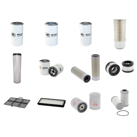 Filter Kit for Hyundai R210NLC-7A with Cummins CID L4096.7 Engine YR 2007-