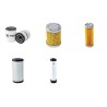 Filter Kit for Hyundai R22-7 Air Oil Fuel Filters with Mitsubishi Engine