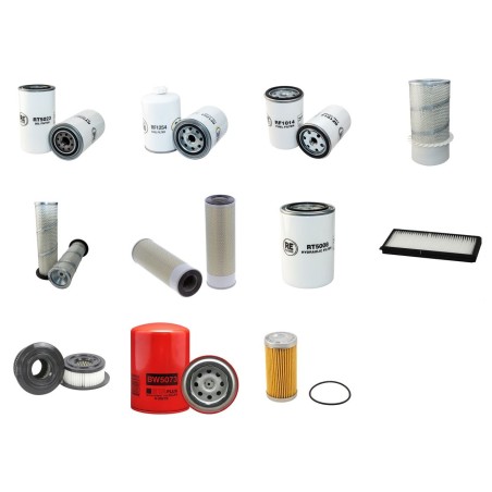 HYUNDAI R 250 LC-3 Filter Service Kit w/Cummins B5.9C Eng. HP 120KW