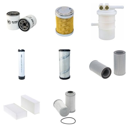 Filter Kit for Hyundai R27Z-9 with Mitsubishi S3L2 Engine YR 2010-