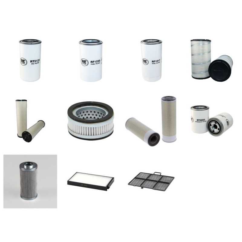 Filter Kit for Hyundai R290-9LC NLC with Cummins QSB6.7 Engine YR 2010-