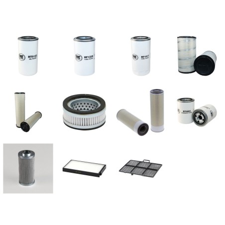 Filter Kit for Hyundai R290-9LC NLC with Cummins QSB6.7 Engine YR 2010-