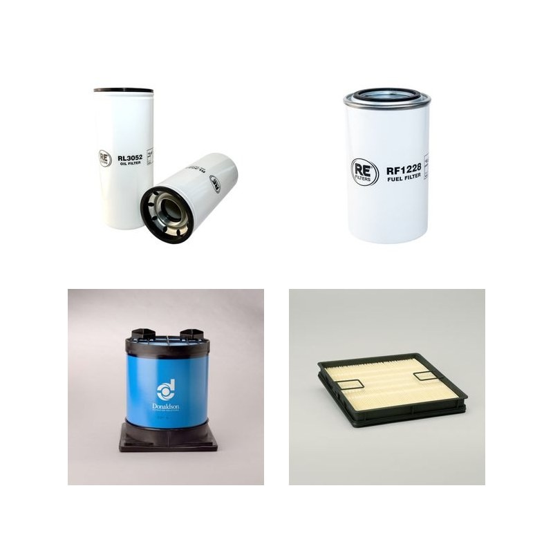 Filter Kit for Hyundai R330-9ALC Air Oil Fuel Filters with Cummins SQL9 Engine YR 2013
