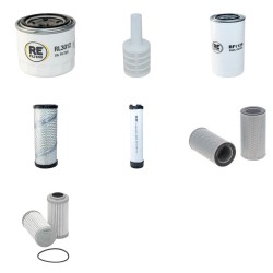 HYUNDAI R35Z-9 Filter Service Kit w/Yanmar 3Tnv88 Eng. 2011-