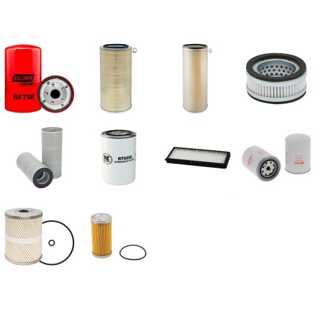 Filter Kit for Hyundai R360LC-3H with Hyundai Engine