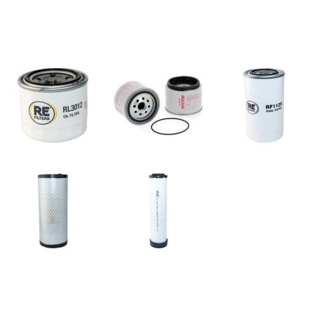 Filter Kit for Hyundai R55W-9 Air Oil Fuel Filters with Yanmar 4TNV98 Engine YR 2011-