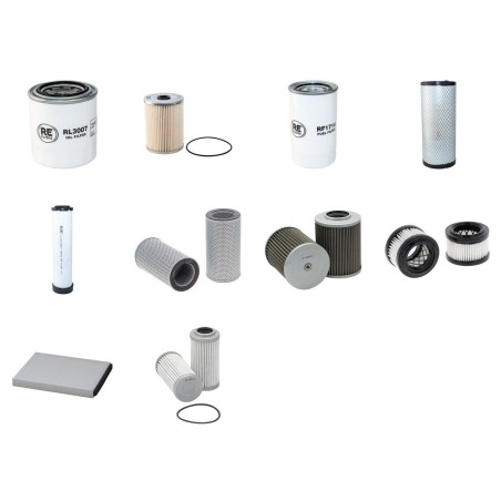HYUNDAI R 60 CR-9A Filter Service Kit w/Yanmar 4Tnv98C Eng. 2014-