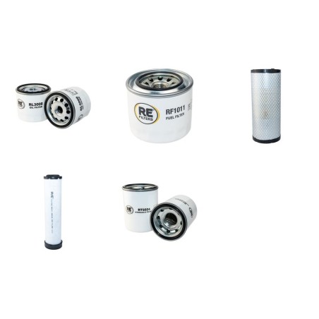 Filter Kit for Hyundai R75-7 with Mitsubishi S4S Engine