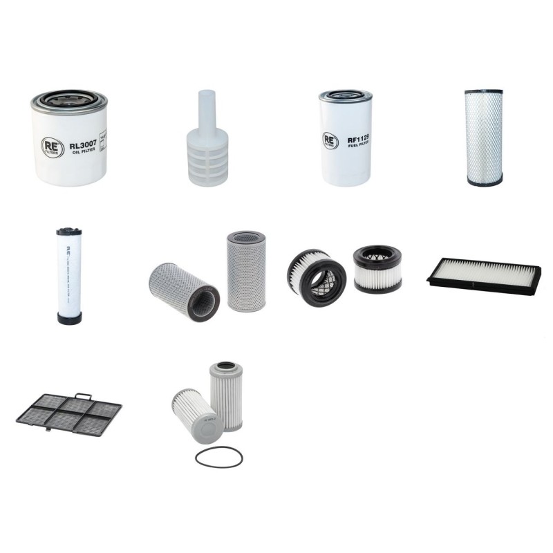 Filter Kit for Hyundai Robex 80-7A with Yanmar 4TNV98-TIERIV Engine