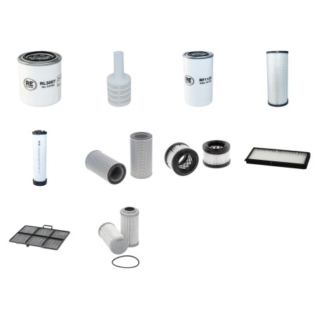 HYUNDAI ROBEX 80-7A Filter Service Kit w/Yanmar 4TNV98-TIERIV Eng.