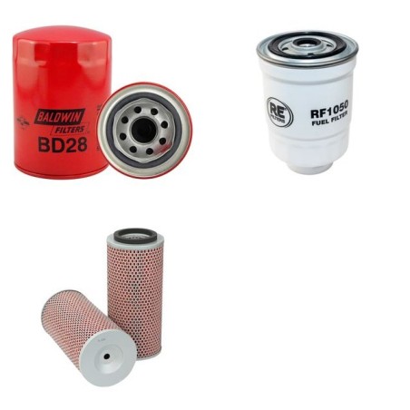 Filter Kit for Hyundai 4X4 GALLOPER 2.5 TD INTERCOOLER with 4D56T Engine YR 08.91-07.98 95 CH