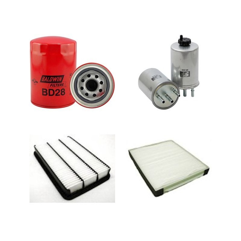 HYUNDAI 4X4 TERRACAN 2.9 CRDI Filter Service Kit      YR  11.01-07.03 150 CH HP