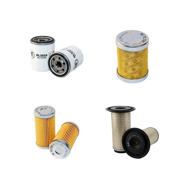 IHI 12 NX Filter Service Kit Air Oil Fuel Filters w/ISUZU 3YA1-PA01 Eng.