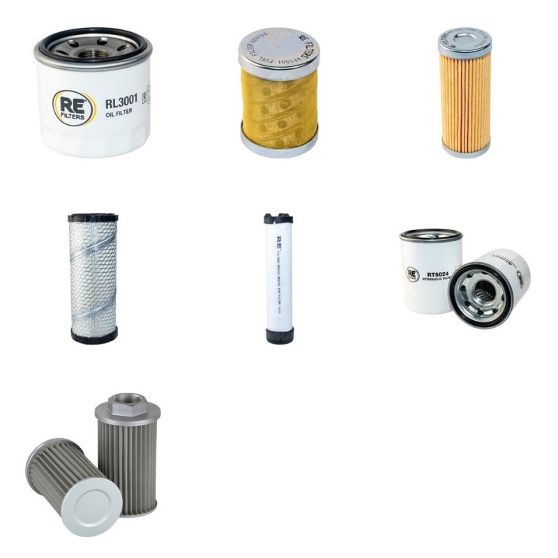 IHI 25 VX-3 Filter Service Kit w/Yanmar 3Tnv76-Sik Eng. 2011-