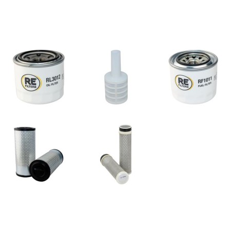 IHI 35 V-4 Filter Service Kit Air Oil Fuel Filters w/Yanmar 3TNV88 Eng.   YR  2014
