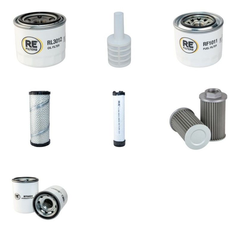 IHI 35 VX-2 Filter Service Kit w/Yanmar 3Tnv88-Bqik Eng. SN WF003001-2008-