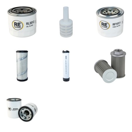 IHI 35 VX-2 Filter Service Kit w/Yanmar 3Tnv88-Bqik Eng. SN WF003001-2008-