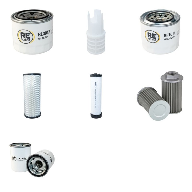 IHI 40 VXL Filter Service Kit w/Yanmar 3Tnv88-Bqik Eng. 2008-