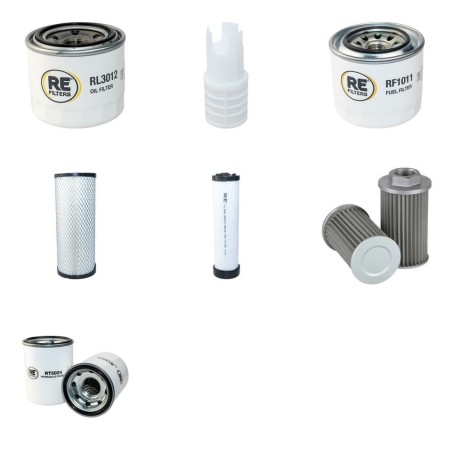 IHI 40 VXL Filter Service Kit w/Yanmar 3Tnv88-Bqik Eng. 2008-