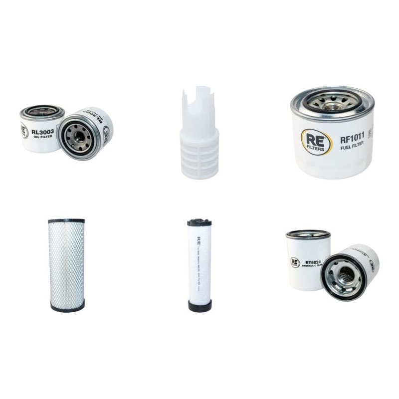 IHI 50 VXL Filter Service Kit w/Yanmar 4Tnv88-Bqik Eng. 2008-