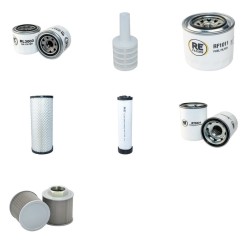 IHI 55 VX Filter Service Kit w/Yanmar 4TNV88-BQIK Eng. SN  WZ000001- YR  2008-