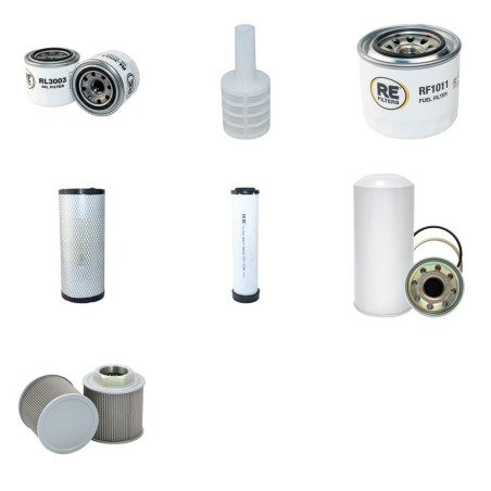 IHI 65 VX-2 Filter Service Kit w/Yanmar 4TNV88-BQIK Eng.   YR  2008-