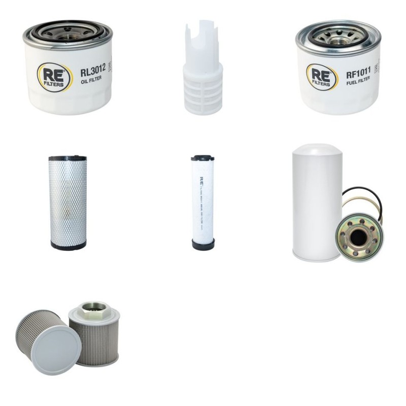 IHI 65 VX-3 Filter Service Kit w/Yanmar 4TNV98 Eng.   YR  2012-