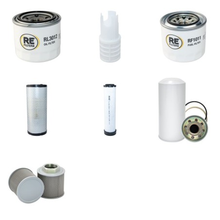 IHI 65 VX-3 Filter Service Kit w/Yanmar 4TNV98 Eng.   YR  2012-